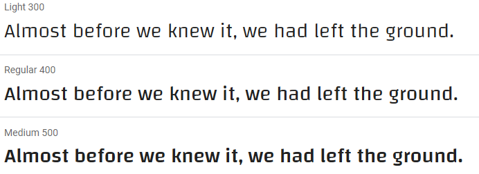 Changa Google Font