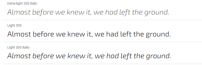 Exo 2 Google font