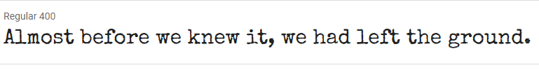 Special Elite Google Font