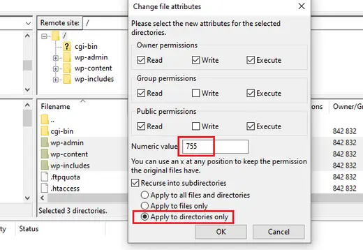 How to Fix Wordpress Plugin cannot write to the Cache Directory (wp-content/cache/plugin)